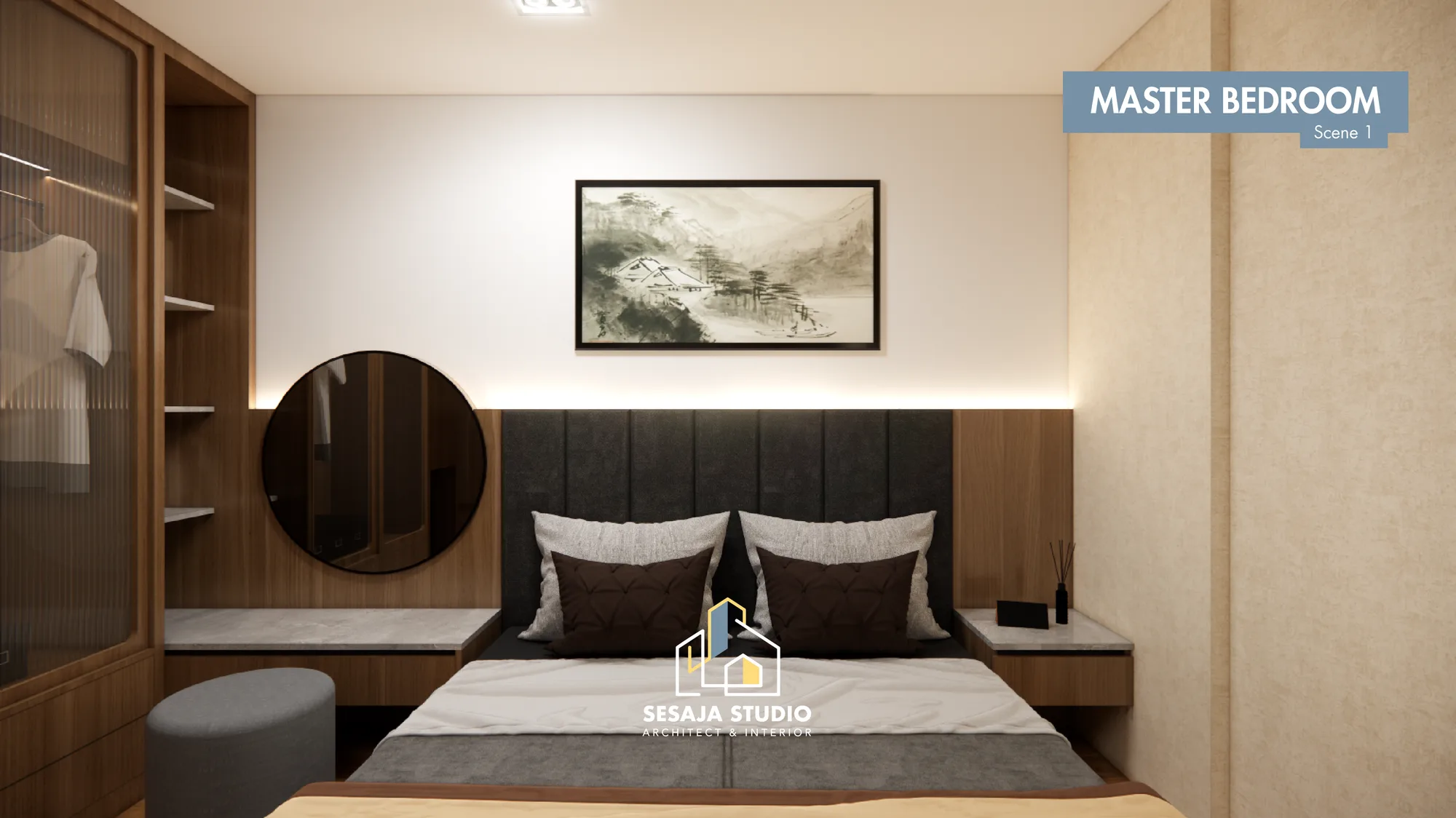 Kamar Utama — Apartemen Bintaro Icon