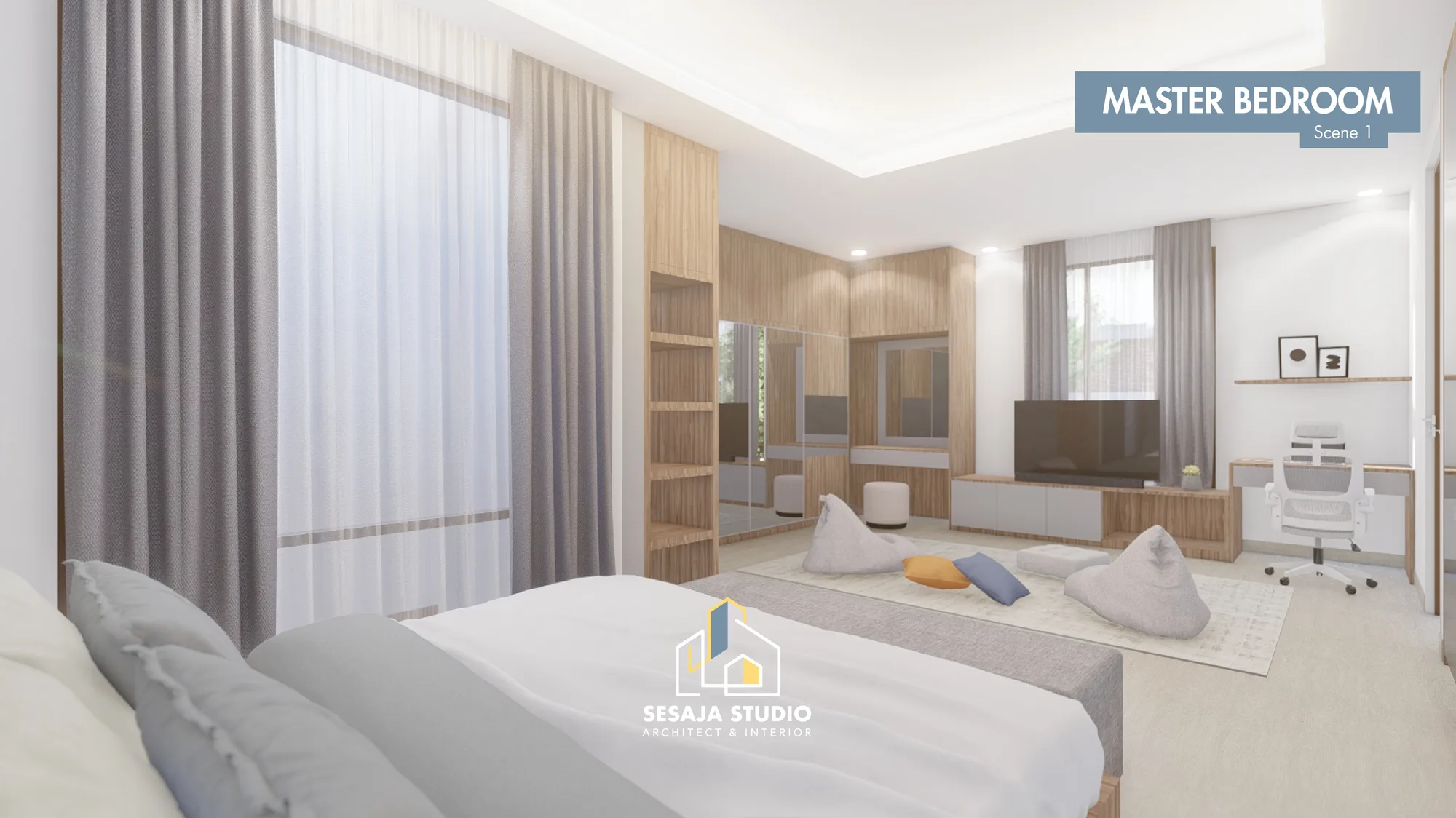 Kamar Utama — Kebayoran Harmony Residence